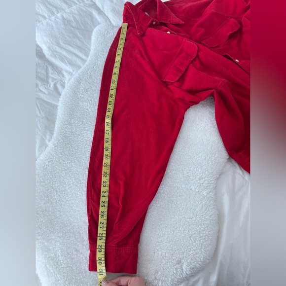 Versus Versace Red Men's Jacket Red corduroy size XL Vintage 90’s - Picture 12 of 12